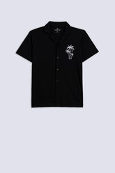 Palm Noir Men's Polo